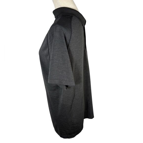 Lululemon Men’s Graphite Grey Metal Vent Tech Polo Shirt - Picture 5 of 6